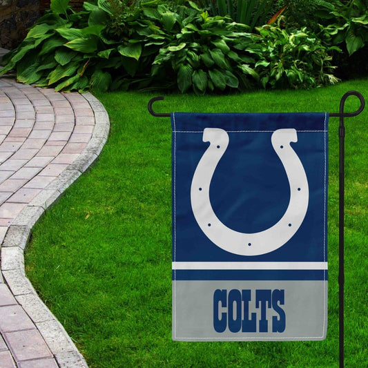 For Indianapolis Colts Football Fans 12x18 Garden Flag Double Sided Yard Banner