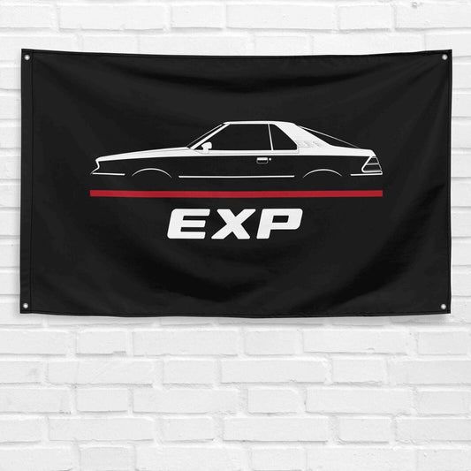 For EXP 1982-1985 Car Enthusiast 3x5 ft Flag Grandpa Dad Son Birthday Gift Man Cave Garage Wall Decor Banner