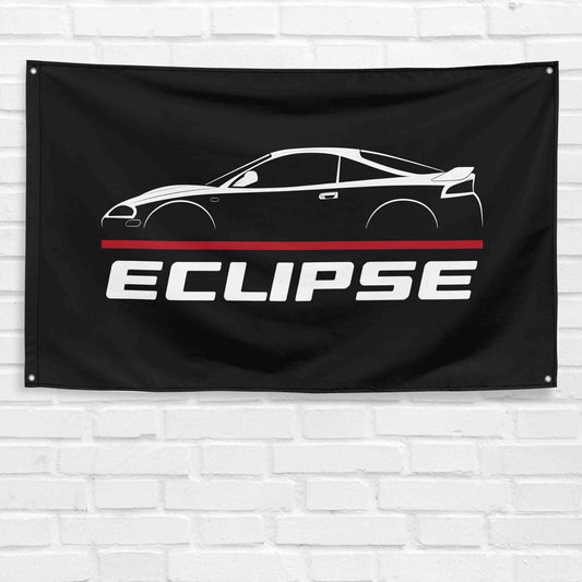 For Eclipse 1995-1999 Car Enthusiast 3x5 ft Flag Grandpa Dad Son Birthday Gift Man Cave Garage Wall Decor Banner